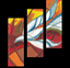 Wind-and-Fire (Oil on Canvas Triptych)